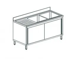 Ванна моечная Apach Chef Line L2S186-54Lwsd – купить в RuOborudovanie.ru с доставкой до двери Купить ванна моечная apach chef line l2s186-54lwsd – цена от завода, доставка до двери | RuOborudovanie.ru