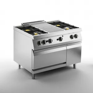 Плита со сплошной поверхностью газовая 700 серии Apach Chef Line Slrstg127R4Fg – купить по цене завода