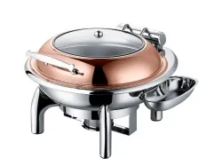 Купить чафинг-диш crazy pan cp-chd018rg розовое золото в Москве – цена завода, доставка до двери | RuOborudovanie.ru