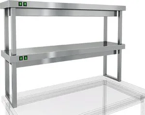 Полка тепловая Hicold TP2-8/3 двухъярусная настольная (800х300х800мм) – купить в Москве по цене завода