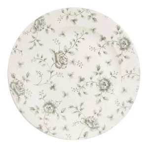 Тарелка мелкая 27,6СМ Vintage Prints, цвет Grey Rose Chintz Rcgvp581 – купить в Москве по цене завода