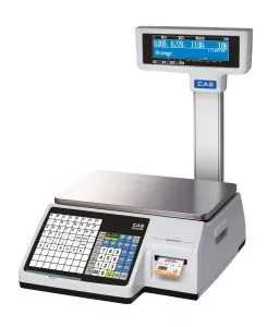 Весы торговые Cas CL3000-15P (TCP-IP) с печатью этикеток (120мм) со стойкой – купить в Москве по цене завода