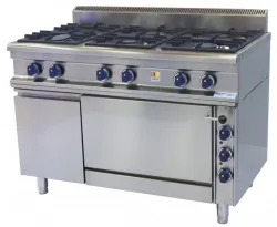 Плита 6 конфорочная Kogast PS-T69/1AM 52361 ГАЗ 900 серии – купить в Москве с доставкой Купить плита 6 конфорочная kogast ps-t69/1am 52361 газ 900 серии в Москве – цена завода, доставка до двери | RuOborudovanie.ru
