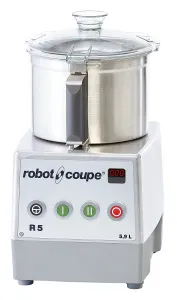 Куттер Robot Coupe R5-2V арт.24614 настольный объемом 5.9 л, скорость 1500 и 3000 об/мин – купить в Москве по цене завода