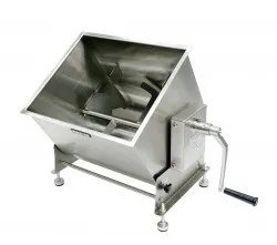 Купить фаршемешалка kocateq fme40t ручная 40 л c откидным бункером, 1 осью и подкл. к приводу g22 в Москве – цена завода, доставка до двери | RuOborudovanie.ru