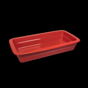 Гастроемкость керамическая Corone GN 1/3 328х175х60 мм красная [LQ-QK15074-186C] – купить по цене завода
