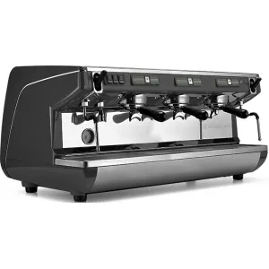 Кофемашина Appia Life 3gr S 220V black+high groups+econo 3 группы (выс) полуавтомат Nuova Simonelli – купить в Москве по цене завода