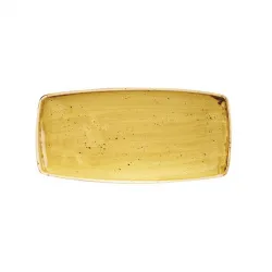 Купить блюдо сервировочное 29,5х15см, без борта, stonecast, цвет mustard seed yellow smssop111 – цена от завода, доставка до двери | RuOborudovanie.ru