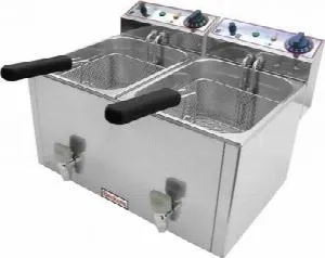Фритюрница Beckers FR 8+8 LT на 16л, 6кВт, настольная, 530х450х360мм – купить в Москве по цене завода