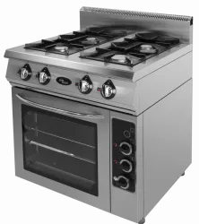 Купить плита газовая 4-х горелочная grill master ф4пдг/800(э) с электрической духовкой, в Москве – цена завода, доставка до двери | RuOborudovanie.ru