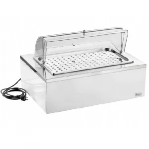 Мармит Pintinox 511B0930 белый настол. 1*Gn1/1 для выпечки с крыш.Roll-Top (чафиндиш) электр, на дер.под – купить в Москве по цене завода