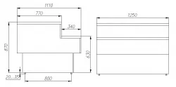Прилавок торговый GC110 N 1,25-7 (П-1,25 Carboma GC110) (1006 ДУБ) – купить в Москве с доставкой Купить прилавок торговый gc110 n 1,25-7 (п-1,25 carboma gc110) (1006 дуб) в Москве – цена завода, доставка до двери | RuOborudovanie.ru