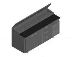 Купить стол для пиццы hicold pz1-113gn (1/3) камень в Москве – цена завода, доставка до двери | RuOborudovanie.ru