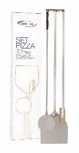 Лопата для пиццы Gimetal Set2 (набор) + лопата поворотная и щетка на держателе – купить в Москве по цене завода