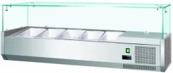 Купить витрина холодильная для ингредиентов 4хgn1/3 + 1хgn1/2 -150 мм koreco vrx1400380(395ii) в Москве – цена завода, доставка до двери | RuOborudovanie.ru