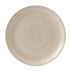 Купить тарелка мелкая 28,8см, без борта, stonecast, цвет nutmeg cream snmsev111 – цена от завода, доставка до двери | RuOborudovanie.ru