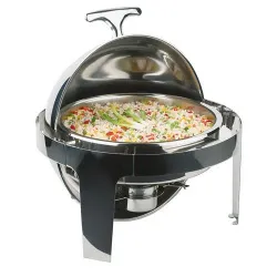 Купить мармит-чафиндиш aps 12355aps 5л s/s elite круглый настол., с крышкой roll-top d45хh45см в Москве – цена завода, доставка до двери | RuOborudovanie.ru