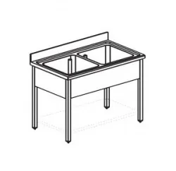 Ванна моечная Apach Chef Line L2S157-65Sh – купить в RuOborudovanie.ru с доставкой до двери Купить ванна моечная apach chef line l2s157-65sh – цена от завода, доставка до двери | RuOborudovanie.ru