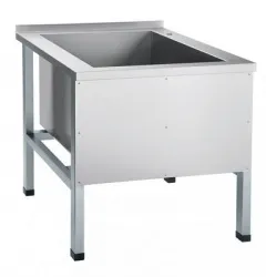 Купить ванна 1-о секц. моечная (котломойка) вмп-7-1 (604х600х500) нерж.210000802819 – цена от завода, доставка до двери | RuOborudovanie.ru