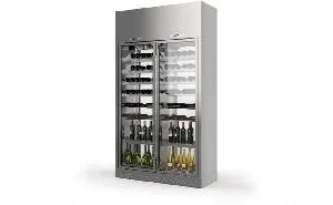 Шкаф винный Enofrigo Wine Library 2P 4V H220 P60 серебристый A1Wl4V2P226/873 – купить по цене завода