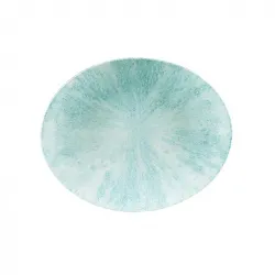 Купить блюдо овальное 31,7х25,5см, без борта, цвет stone aquamarine, studio prints stamop121 – цена от завода, доставка до двери | RuOborudovanie.ru