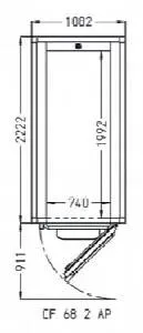 Камера расстоечная Pavailler Ev 68 2 Ap 60X80 1дверь/2тележки – купить в Москве по цене завода
