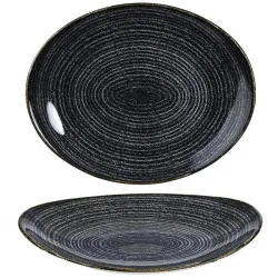 Купить тарелка глубокая овальная 27х22,9см, цвет charcoal black, studio prints spcbop581 – цена от завода, доставка до двери | RuOborudovanie.ru