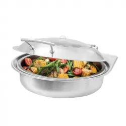Мармит-чафиндиш Rosseto Sm289 нерж.сталь без базы круглый Multi-Chef D42хH17см настольн. – купить в Москве с доставкой Купить мармит-чафиндиш rosseto sm289 нерж.сталь без базы круглый multi-chef d42хh17см настольн. в Москве – цена завода, доставка до двери | RuOborudovanie.ru
