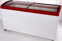 Купить ларь морозильный снеж млг-600 красный с гнутым стеклом – цена от завода, доставка до двери | RuOborudovanie.ru