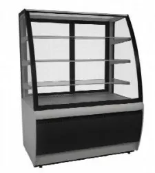 Купить витрина холодильная кондитерская k70 vv 1,3-1 standard 9006-9005 (вхсв-1,3д carboma люкс) техно – цена от завода, доставка до двери | RuOborudovanie.ru