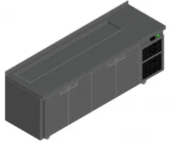 Стол для салатов Hicold Sl1-1111Gn (1/3) М (+2/+10) на колесах, 4двери, бок.агрегат – купить в RuOborudovanie.ru с доставкой до двери Купить стол для салатов hicold sl1-1111gn (1/3) м (+2/+10) на колесах, 4двери, бок.агрегат – цена от завода, доставка до двери | RuOborudovanie.ru