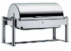 Чафинг-диш WMF Metropolitan 06.3940.6041 с крышкой круглый D43см H46см – купить в Москве по цене завода