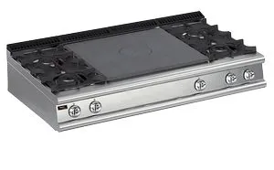 Плита газовая Apach Chef Line Lrstg169R4 со сплошной поверхностью 900 серии – купить в Москве по цене завода