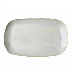 Купить блюдо прямоугольное 40х25см, керамика, цвет perle, plume 961422 – цена от завода, доставка до двери | RuOborudovanie.ru