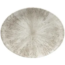 Купить блюдо овальное 31,7х25,5см, без борта, цвет stone agate grey, studio prints stagop121 – цена от завода, доставка до двери | RuOborudovanie.ru