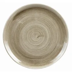 Купить тарелка мелкая d32,4см, без борта, stonecast patina, цвет antique taupe paatev121 – цена от завода, доставка до двери | RuOborudovanie.ru
