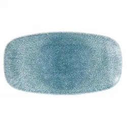 Купить блюдо прямоугольное chefs 35,5х18,9см, без борта, цвет raku topaz blue, studio prints rktbxo141 – цена от завода, доставка до двери | RuOborudovanie.ru