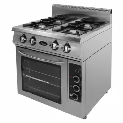 Купить плита газовая 4-х горелочная grill master ф4пдг/800 с комбинированной духовкой в Москве – цена завода, доставка до двери | RuOborudovanie.ru