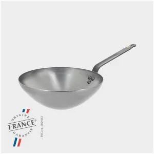 Сковорода "Wok" D 24СМ H8См, белая сталь "Mineral B Element" 5618.24 – купить по цене завода