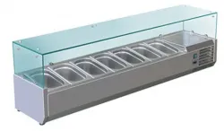 Витрина холодильная для ингредиентов 7хGN1/4 -150 мм Koreco VRX1500330(335I) – купить в Москве с доставкой Купить витрина холодильная для ингредиентов 7хgn1/4 -150 мм koreco vrx1500330(335i) в Москве – цена завода, доставка до двери | RuOborudovanie.ru