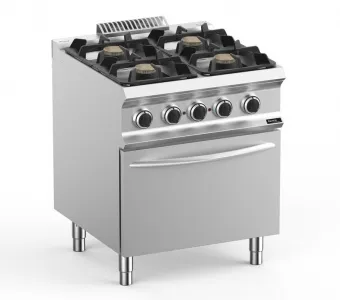 Плита газовая 4 конфорочная 700 серии Apach Chef Line Glrrg77Fep – купить в Москве по цене завода