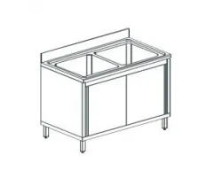 Ванна моечная Apach Chef Line L2S147-55Sd – купить в RuOborudovanie.ru с доставкой до двери Купить ванна моечная apach chef line l2s147-55sd – цена от завода, доставка до двери | RuOborudovanie.ru