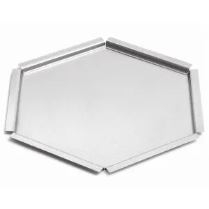 Поднос сервировочный Honeycomb Small D35,6См H3,8См, шестиугольный, нерж.сталь Sm119 – купить по цене завода