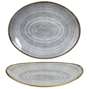 Блюдо овальное 27Х22,9СМ, без борта, цвет Stone Grey, Studio Prints Spsgop581 – купить по цене завода