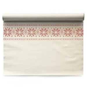 Салфетка сервировочная 48Х32СМ, хлопок, 6шт. В рулоне, серия My Drap, цвет Recycled Cotton Christmas – купить по цене завода