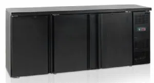 Шкаф холодильный с глухой дверью Tefcold Cbc310 барный черный – купить в Москве по цене завода