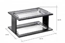 Купить витрина linea buffet 2-ярусный для фр. 51131056 в Москве – цена завода, доставка до двери | RuOborudovanie.ru