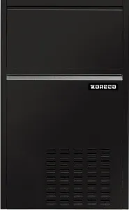 Льдогенератор Koreco AZ 25/8 CUBE BLACK кубикового льда 25 кг/сут, стальной чёрный матовый корпус – купить по цене завода