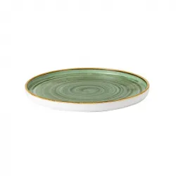 Купить тарелка мелкая chefs walled d21см h2см, с прямым бортом, stonecast, цвет samphire green ssgswp211 – цена от завода, доставка до двери | RuOborudovanie.ru