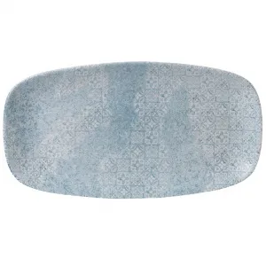 Блюдо прямоугольное Chefs 35,5Х18,9СМ, без борта, Vintage Prints Med Tiles, цвет Aquamarine Mtaqxo14 – купить по цене завода